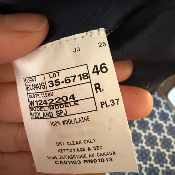 Pre-Loved Jack Victor Wool Sport Coat - Picture 6 of 6